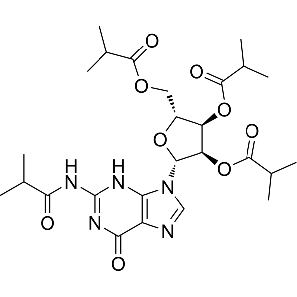 2-Isobutyramido guanosine 2′,3′,5′-tris(isobutanoate) 70337-80-3